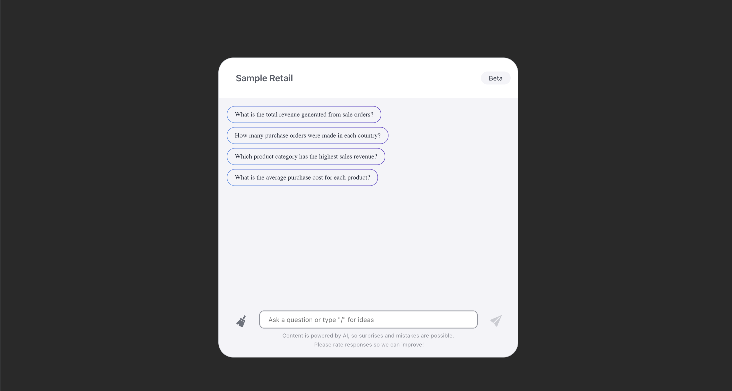 Custom chatbot